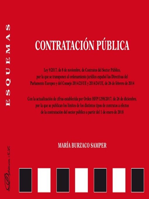 Title details for Contratación Pública. Esquemas by María Burzaco Samper - Wait list